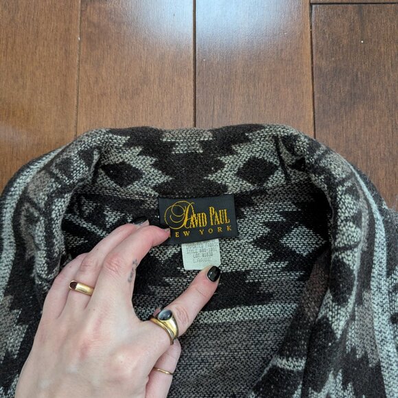 NEUTRAL WESTERN VINTAGE NAVAJO JACKET - Picture 2 of 2